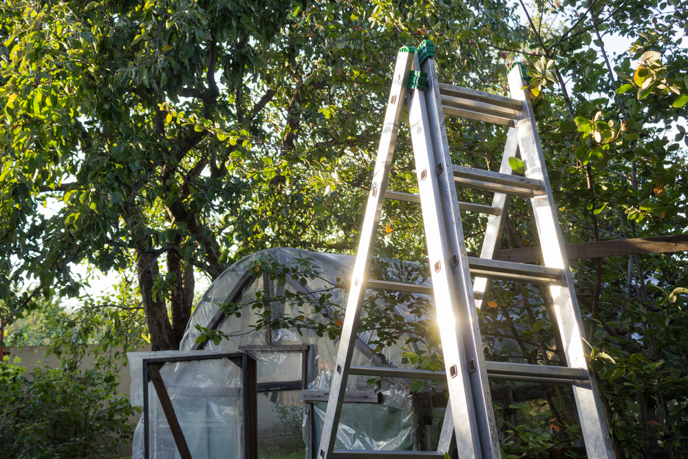Rebrík ako spoľahlivý a pevný základ na práce okolo domu